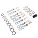 thumbnail image 2 of Inyector De Combustible, Junta Tórica, Kit De Reparación De Fugas De Riel, Herramienta, Juntas Tóricas, Sello De Inyector Apto Para Ford 6.0L Powerstroke ANGGREK Fuel Injector Repair Kit, 2 of 8