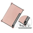 thumbnail image 5 of Dteck Smart Case for Samsung Galaxy Tab S7 FE SM-T730/T736B 12.4-inch 2021,Slim PU Leather Lightweight Trifold Stand Shockproof Hard Folio Case Cover for Galaxy S7+ SM-T970 12.4",Rosegold, 5 of 9
