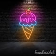 thumbnail image 5 of Handmadetneonsign Ice Cream Neon Sign, Ice Cream Cone Wall Art Light, Ice Cream Store Wall Decor 039199, 5 of 5