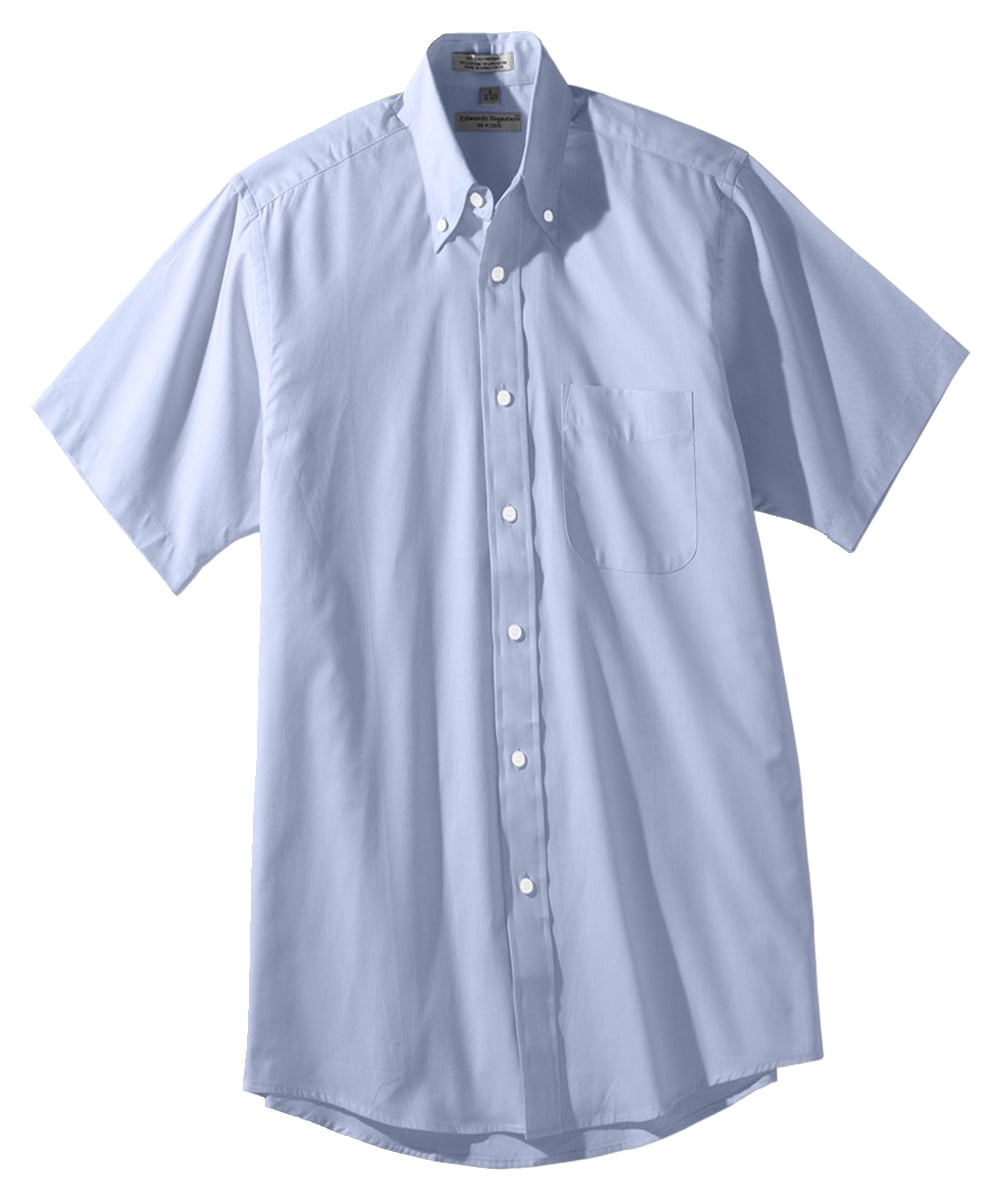 Edwards - Ed Garments Men's Big And Tall Pinpoint Oxford Shirt, BLUE ...