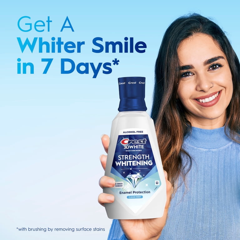 Crest 3D White Strength Whitening Fluoride Mouthwash photo 4