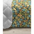 thumbnail image 3 of Floral Down Alternative Comforter, Greyscale Spring Field Flowering Blossoms of the Season Summer Design, Microfiber Quilt for All Season, 5 Sizes, Yellow Grey and Orange, by Ambesonne, 3 of 3