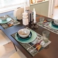 thumbnail image 6 of Rooster Placemats Set of 4 Rustic Country Farm Chicken Table Mats Washable Place Mats for Home Party Indoor Kitchen Dining Table Decoration 12x18 Inch, 6 of 6