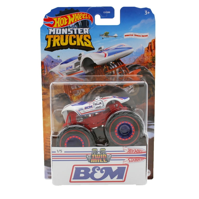 Hot Wheels Monster Trucks Racing Twin Mill B M Diecast Car