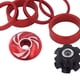 thumbnail image 5 of Espaciador de auriculares de bicicleta Macarena rojo, 5 of 6