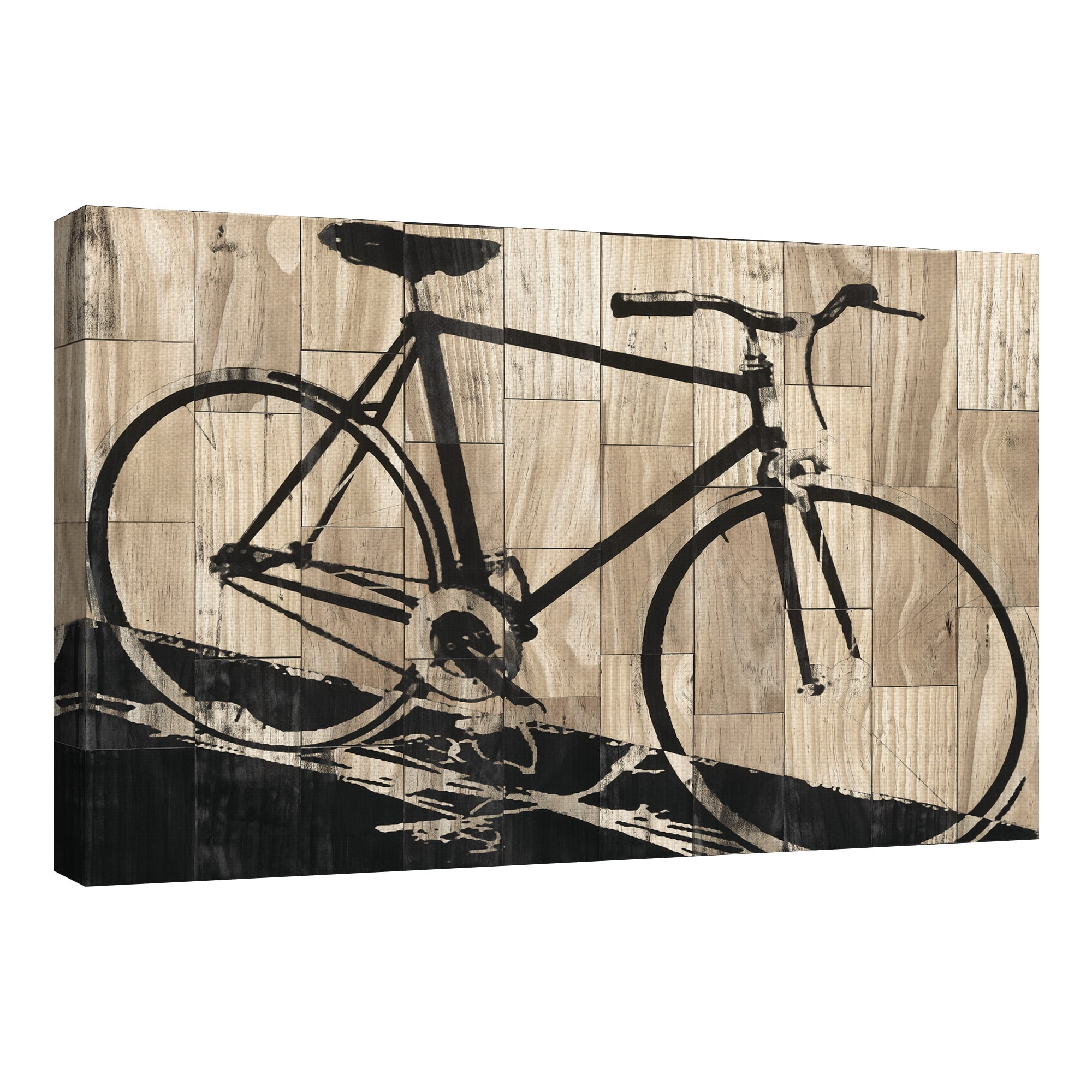 Masterpiece Art Gallery Fixed Gear Bicycle 2 Light by PaperplateInc Canvas Art Print 24" x 36"