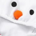 thumbnail image 7 of Children's Cosplay Snowman Costume Christmas Baby Polar Fleece Onesie + Ccarf White,3-24M, 7 of 7