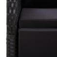 thumbnail image 4 of vidaXL 3 Piece Garden Dining Set Black, 4 of 10