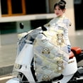 thumbnail image 3 of Summer Windshield Electric Vehicle Sun-proof Rain-proof Cape Type Windshield Battery Car Windshield Coat Waterproof Four Seasons Universal, 3 of 6