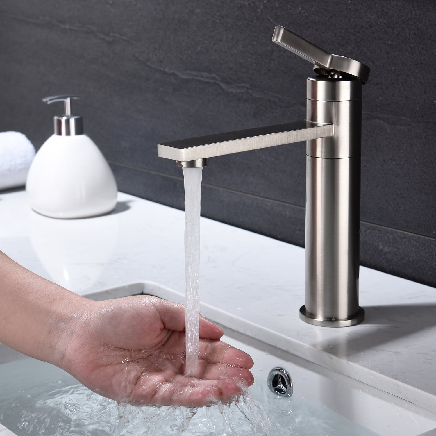 Lemonbest Stainless Steel Modern Basin Faucets Sink Mixer Taps Kitchen Bathroom Taps Single Lever Faucet Walmartcom Walmartcom Lemonbest Stainless Steel Modern Basin Faucets Sink Mixer Taps Kitchen Bathroom Taps Single Lever Faucet Walmartcom Walmartcom