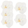 thumbnail image 2 of 5pcs Artificial Silk Phalaenopsis Flower Heads – Fake Butterfly Orchid for DIY Crafts, Hair Decoration, Wedding & Party Accessories – Fade Resistant, 2 of 4