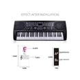 thumbnail image 3 of Transparent Piano Keyboard Stickers Practice Music Note Chart Removable Decal 54/61/88 Keys, 3 of 5
