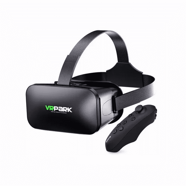 3d Lentes De Realidad Virtual Con Control Remoto Negro