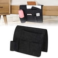 thumbnail image 3 of Bedside Caddy Bedside Organizer For Dorm Room Bunk Bed Single Bedside Storage Caddy 4 Pocket Hanging Organizer For Bed Sofa & Dorm Room, 3 of 9
