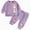 H226-Purple, variant on TOWED22 Baby Girl Clothes Infant Toddler Girl Clothing Ruffle Shirt High Low Top Floral Allover Pant Little Girls Clothes,Yellow,12-18 M