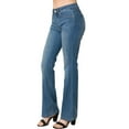 thumbnail image 3 of MixMatchy Women's Sexy Stylish Flare Bell Bottom Slim Bootcut Jean, 3 of 6