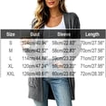 thumbnail image 2 of Cable Knit Cardigan Women Plus Size Open Front Chunky Long Sweater Warm Winter Sweater Jacket with Pockets for Office, Holiday Army Green M, 2 of 4