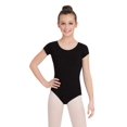 thumbnail image 1 of Capezio Petite Fille Classique Justaucorps à Manches Courtes, Noir, T (2-4), 1 of 2