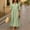Green1, variant on Women's Plus Size Floral Printed V-Neck 3/4 Sleeve Wrap Maxi Dresses 2026 Casual Flowy Long Summer Beach Vacation Dresses