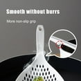 thumbnail image 3 of Cheers.US Slotted Spoon, Heatproof Skimmer Strainer Slotted Spoon, Seamless One-Piece Non-Stick Cooking Silicone Scoop Ladle with Ergonomic Handle for filter Vegetable, Pasta and More, 3 of 7