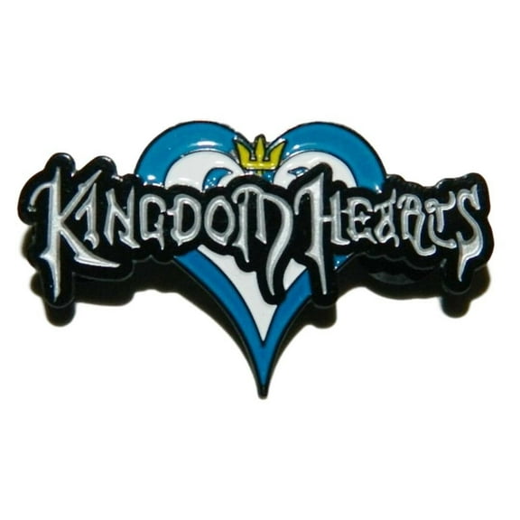 Kingdom Hearts Logo Enamel Metal Pin