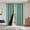 Blue, variant on Perforated Full Light-Blocking Curtains - Polyester Pongee Laminated Fabric, Sun Protection, Heat & Sound Insulating, Bedroom Curtains for Blocking Glare & Enhancing Relaxation Atmosphere