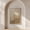 Rolled Canvas, variant on Stillness, Neutral Modern Landscape Wall Art, Statement Art For A Peaceful Aesthetic
