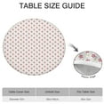 thumbnail image 6 of Red and Yellow Christmas Pattern Round Fitted Tablecloth with Elastic Edge,Dining Table Cover Waterproof,Outdoor Round Tablecloth for Camping,Dining,Indoor and Outdoor, 6 of 7