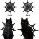 thumbnail image 4 of Spiders Pet Costume Halloween Spider Costume Dogs Cat Decorations Pet Costumes Holiday Dog Clothes Carnival Dress Up A Spider Web Pet Costume (M), 4 of 5