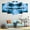 E, variant on 5 Panels Dentistry X Ray Tooth Dental Clinic Decor Canvas Painting Wall Art Canvas Print Wall Decorative Painting No Frame, unframed.,A,S