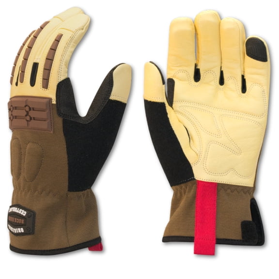 Cestus Goatskin Leather Work Gloves, Large