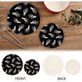 thumbnail image 4 of SKYSONIC Halloween Skeleton Hand Pot Holders Trivets, 2 Pcs Heat Resistant Trivets,Day of The Dead Cotton Thread Weave Mats for Hot Pads Pans Pot Bowl Teapot for Kitchen Decor, 4 of 7