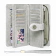 thumbnail image 3 of FALAN MULE FALAN MULE Women’s Trifold Wallet Rfid Blocking Wristlet with Large Card Capacity, 3 of 7
