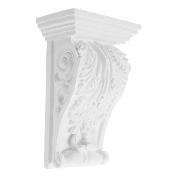Milisten Onlay Applique Corbel Decorative Corner Moulding Trim Home Living Room Decoration