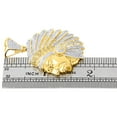 thumbnail image 4 of 10K Yellow Gold Diamond Pendant Native American Indian Mens Pave Charm 1.33 Ct., 4 of 5
