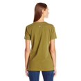 thumbnail image 2 of Life is Good Women's Crusher Lean on Me Stripe T-Shirt, Woodland Green (X-Large, Woodland Green), 2 of 2