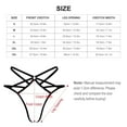 thumbnail image 7 of Autumn Pumpkins Maroon Background Open Type Women's Panties Crotch Opening G-strings Thongs Lingeries Underwear, 7 of 7