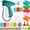 Colorful, variant on 3576 Pcs Tagging Guns for Clothes Labels Attacher Stitch Guns for Clothing with 3000 Barbs, 5 Needles and 100 Price Tags, Sewing Kit for Retail Stores, Garage Yard Sales(Pink)
