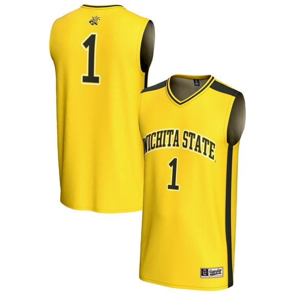 Unisex GameDay Greats #1 Yellow Wichita State Shockers Lightweight Basketball Fashion Jersey