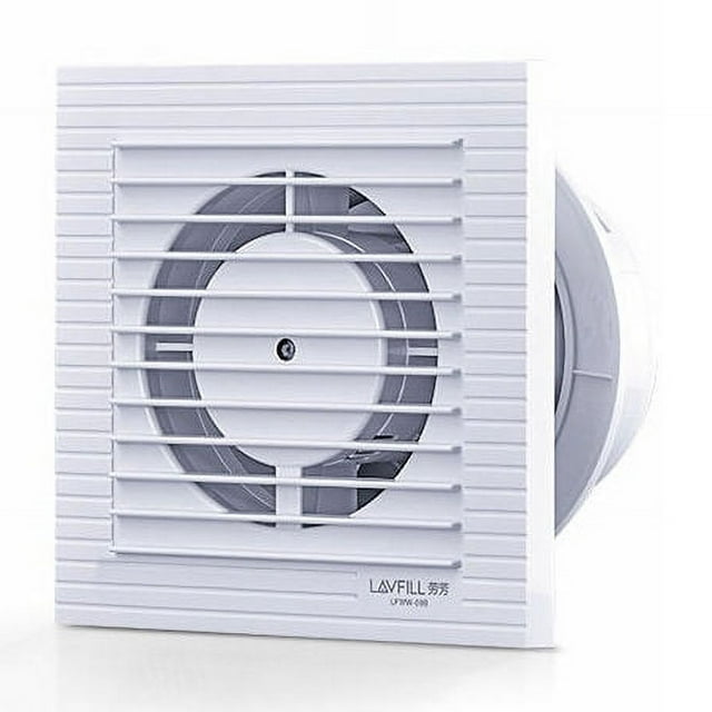 Extractor de aire, para baño, extractor de aire con válvula de retención, ventilador de ventilación, para dormitorio, oficina, 120mm, 16W