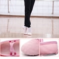 thumbnail image 4 of JUNTEX Baby Girl Canvas Cotton Ballet Pointe Dance Shoes Gymnastics Slippers Yoga Flats, 4 of 19