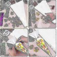 thumbnail image 3 of 100pcs Clear Cone Bags, Sweets Cellophane Treat Bags, 25x13cm Plastic Candy Triangle Bags With Twist Ties For Food_happy B, 3 of 5