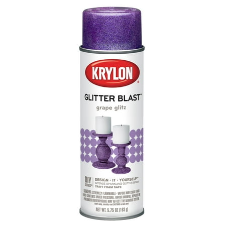 Krylon Glitter Blast, Grape Glitz, 5.75 oz.