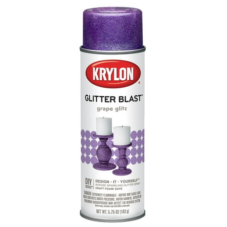 Krylon Glitter Blast, Grape Glitz, 5.75 oz.