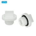 thumbnail image 3 of Unique Bargains G1/2' Square Male Thread PPR Pipe Fitting End Cap, Tubing Stopper for Preventing Leakage, White 5Pcs, 3 of 4