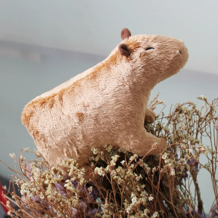 30x20cm Simulation Capybara Peluche Kawaii Capybara Poupée En