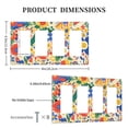 thumbnail image 3 of Flower Doodle Switch Cover Decorative Wall Plate / 4-Gang 4-Decor / Standard Size 4.5x8 in, 3 of 5