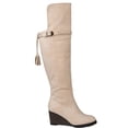 thumbnail image 2 of Journee Collection Women's Jezebel Boot White Size 8 M, 2 of 3