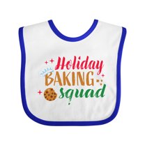 Inktastic Christmas Holiday Baking Squad Boys or Girls Baby Bib