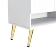 thumbnail image 5 of EUROCO 11-Tier Wood Shoe Cabinet for Entryway,47.2” Free Standing Shoe Storage Cabinet Shoe Rack Organizer with Adjustable Shelves for Hallway Bedroom Closet Living Room, White, 5 of 7